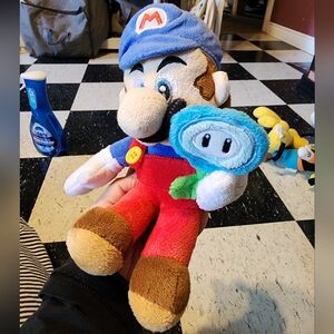 Blue Ice Mario Plush